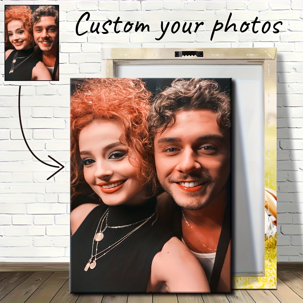 Photography Pose - Op maat gemaakte canvas wanddecoratie met