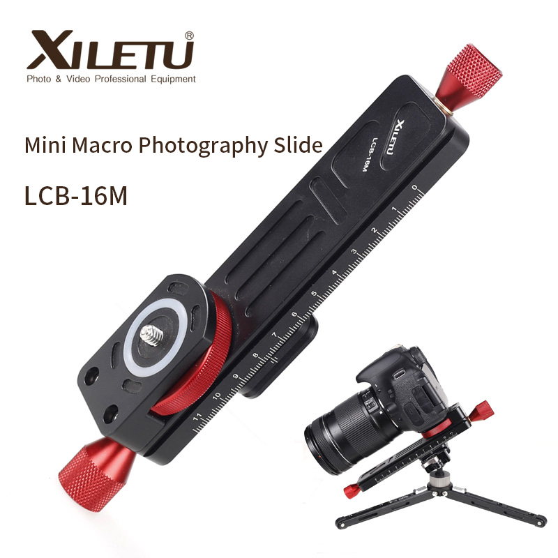 Camera Slider Rail - XILETU LCB-16M Mini Macro Fotografie Rail