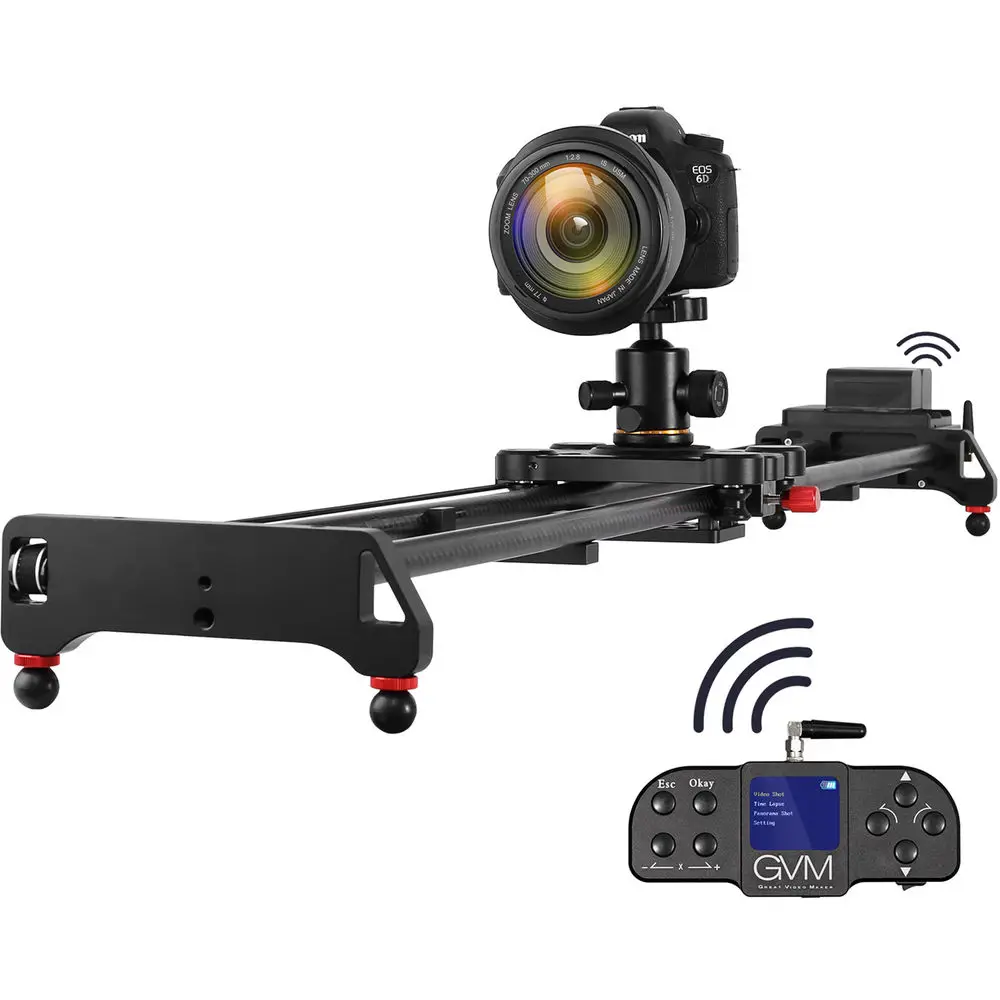 Camera Slider Rail - GVM GT-120WD 47 inch gemotoriseerde camera