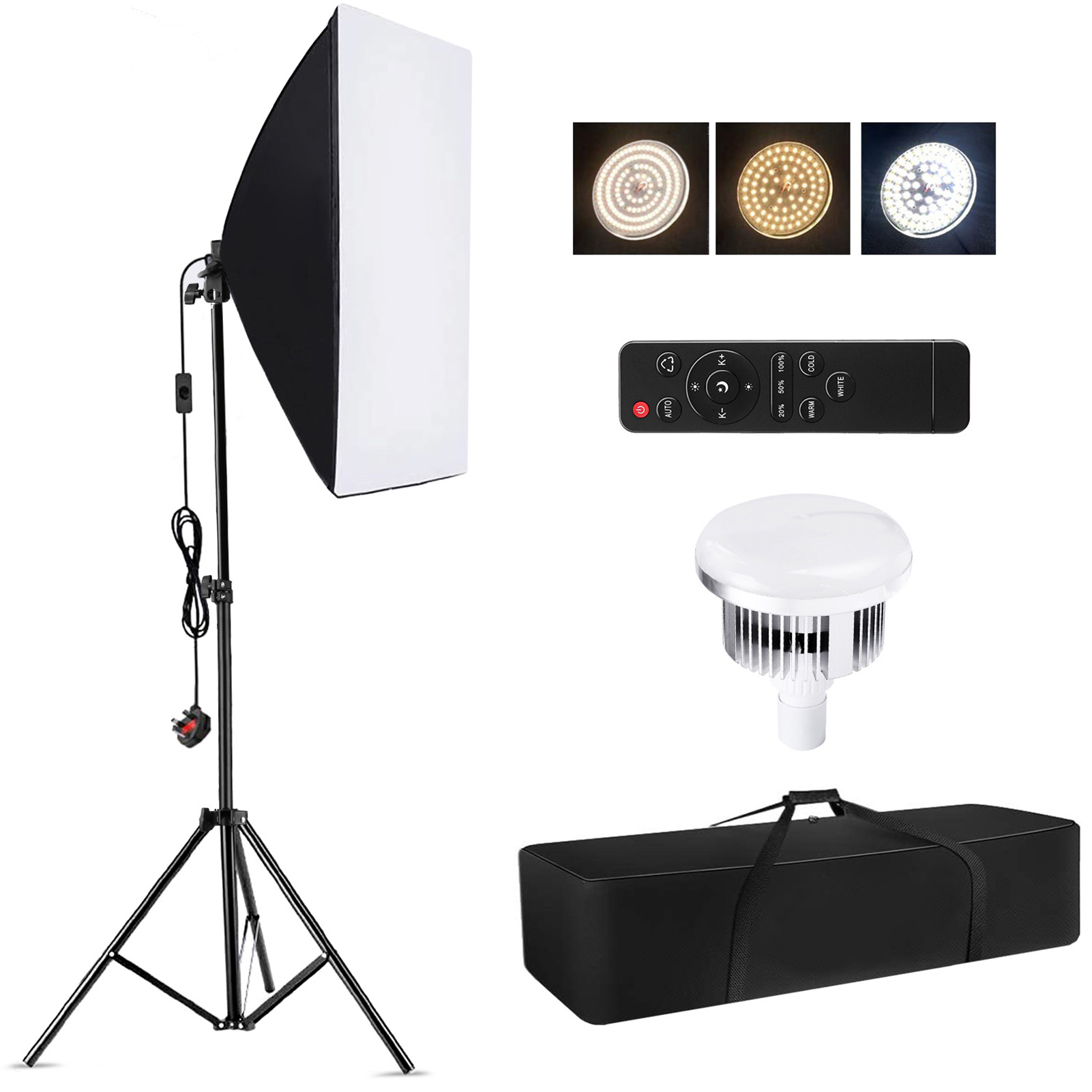 Photography Kit Pro - Camnoon Studio Fotografie Lichtset Softbox Verlichtingsset