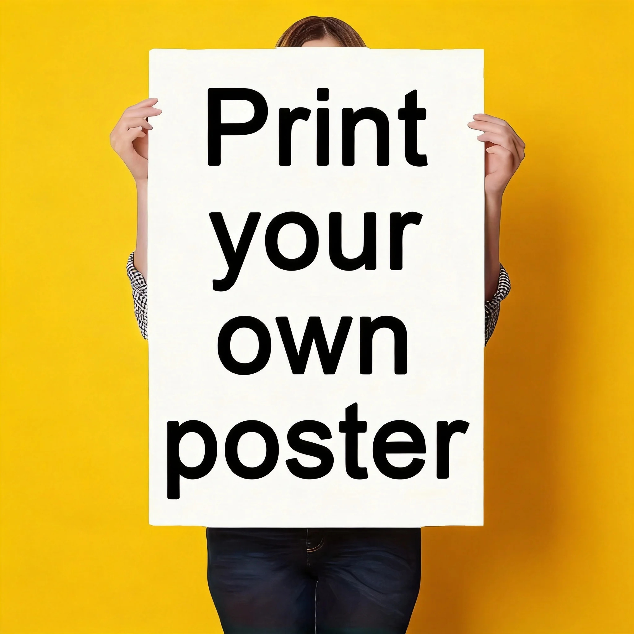 Photography Pose - Personalisatie blanco aanpasbare canvas schilderij woonkamer