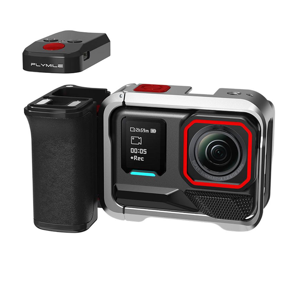 Photography Grip Insta360 X5 - Metalen Quick-Release Street Photography-handgreep voor Insta360