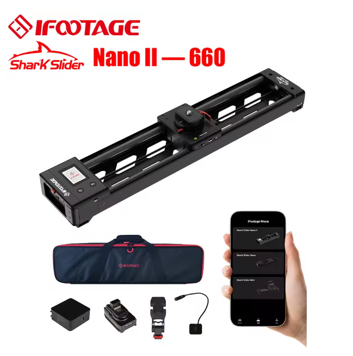 Camera Slider Rail - IFOOTAGE Shark Slider Nano II-660 Mini