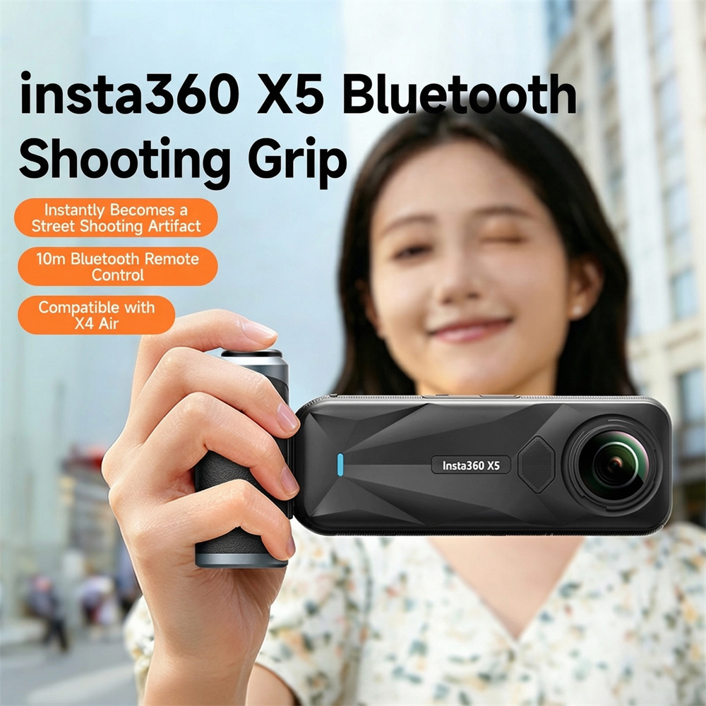 Photography Grip Insta360 X5 - VRIG GA-08SE Street Photography Grip voor