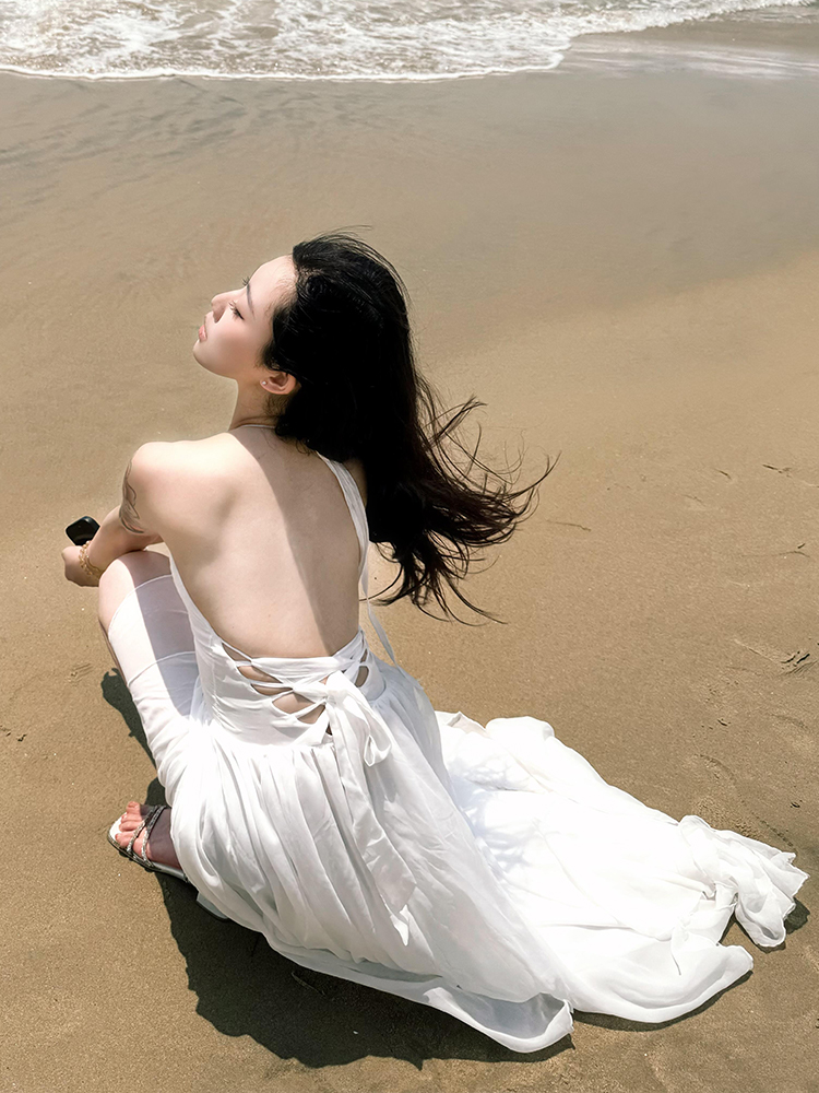 Photography Bali - Bali Beach Backless Jurk Dames Mooie