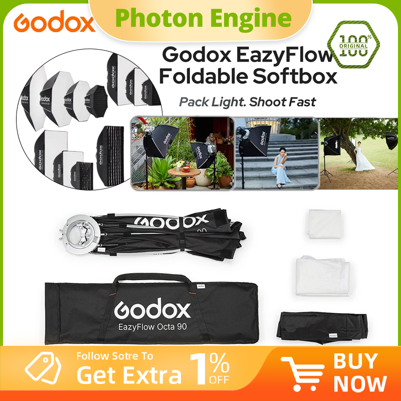 Photography Kit Pro - Godox EazyFlow serie opvouwbare softbox met