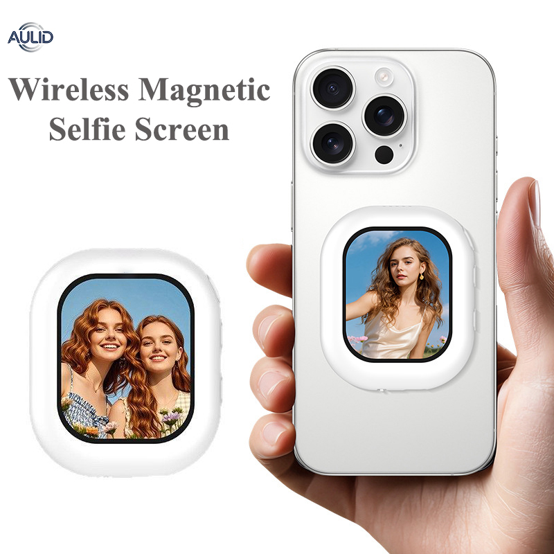 Photography Camera - Draadloze mini magnetische selfie-schermmonitor voor iPhone
