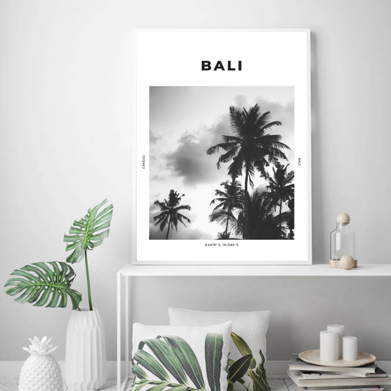 Bali Reizen Afdrukken Zwart Wi - Photography Bali recensie en prijs