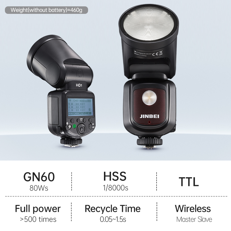 JINBEI HD-1 Ronde kop HSS Spee - Photography Camera recensie en prijs
