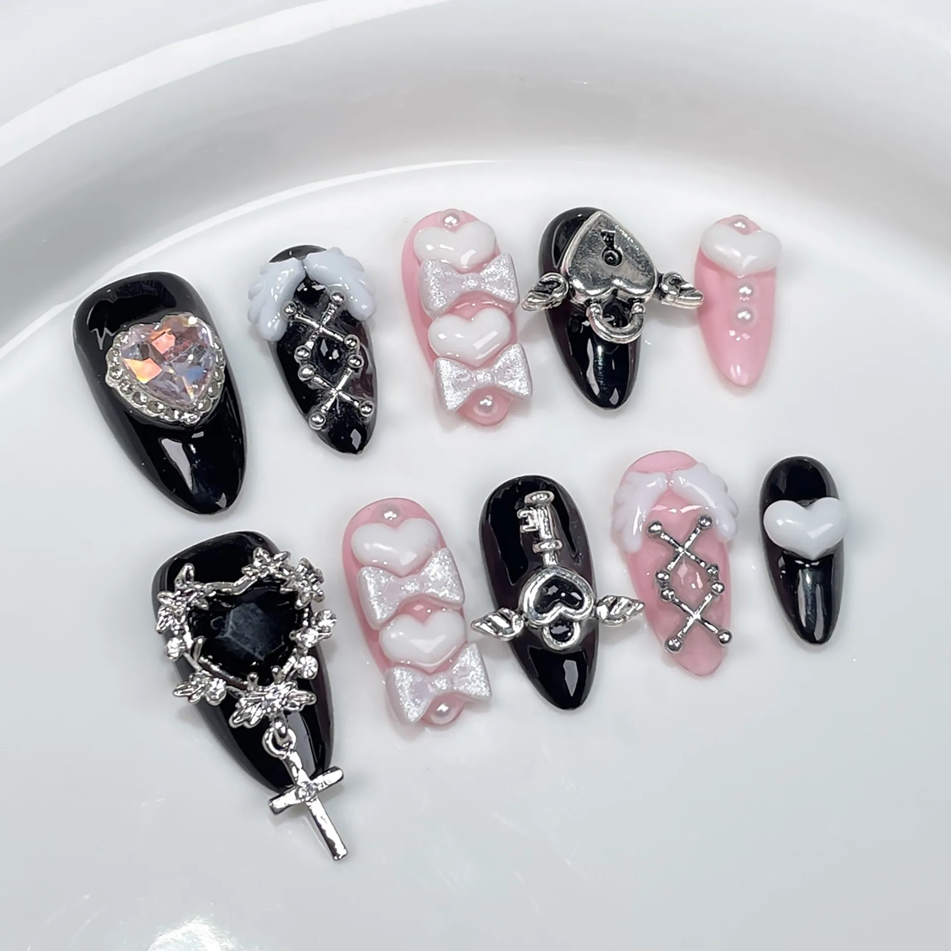 10Pc Hot Cool Druk op nagels D - Photography Tips recensie en prijs