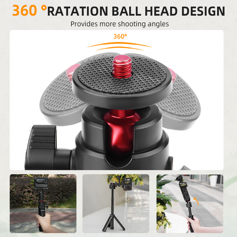 Flymile Extension Pole Statief - Photography Grip Insta360 X5 recensie en prijs