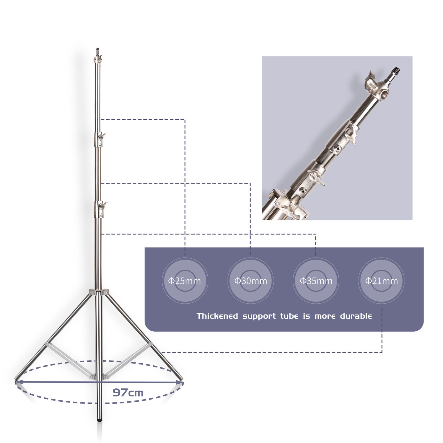 SH 2,8 m roestvrijstalen licht - Photography Kit Pro recensie en prijs