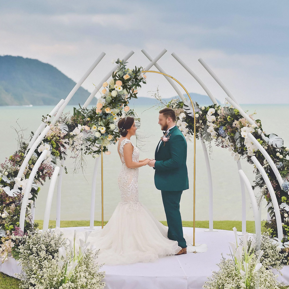 7.2FT Gouden Metalen Boogboog  - Photography Website recensie en prijs