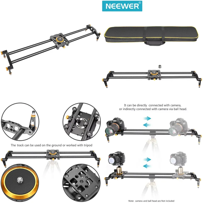 Neewer 39,4 inch/100 cm carbon - Camera Slider Rail recensie en prijs