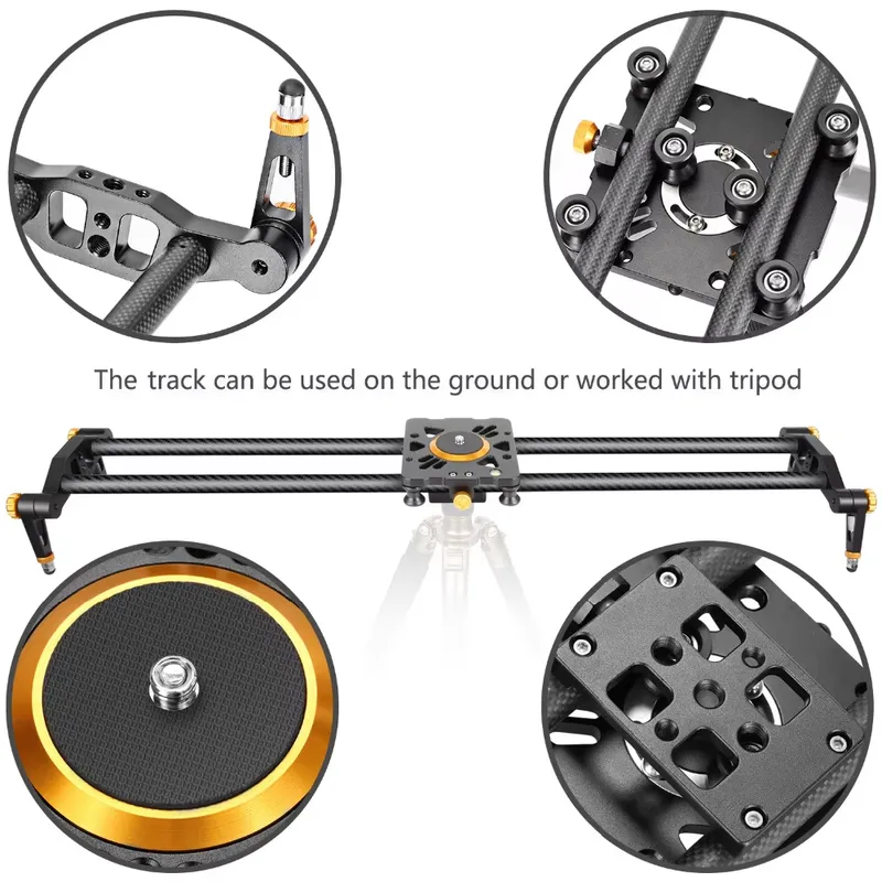 Neewer 39,4 inch/100 cm carbon - Camera Slider Rail recensie en prijs