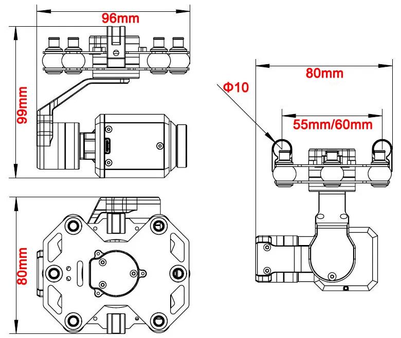 Tarot TL3T20 3-assige Gimbal 6 - Photography Camera recensie en prijs