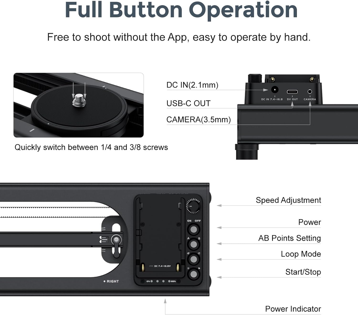 Accsoon Toprig S40 Gemotorisee - Camera Slider Rail recensie en prijs