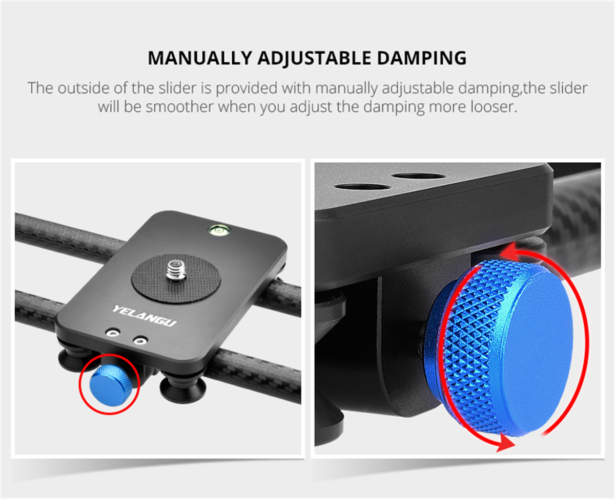 YELANGU 40CM Koolstofvezel Cam - Camera Slider Rail recensie en prijs
